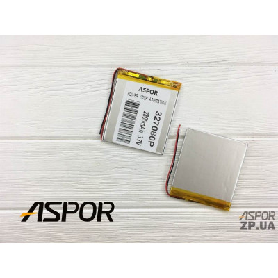 Аккумулятор универсальный внутренний, 3*70*80мм 2800 mAh (реал. р/р 3,5*69*78)