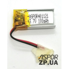Аккумулятор универсальный внутренний, 4*11*21мм 100 mAh