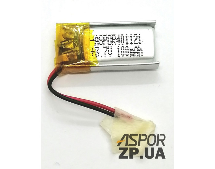 Аккумулятор универсальный внутренний, 4*11*21мм 100 mAh