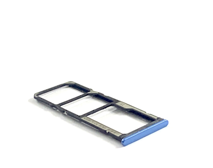 Держатель SIM-карты для Xiaomi Redmi 10 /Redmi 10 Prime /Redmi 10 Prime 2022 /Redmi Note 11 4G, Blue, Dual Sim