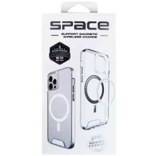 Чехол-силикон Space Case with MagSafe Apple iPhone 14 Pro Max Прозрачный