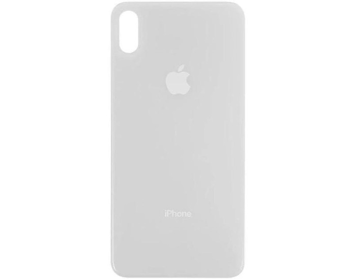 Задняя панель корпуса для iPhone XS, белый (Big Hole)
