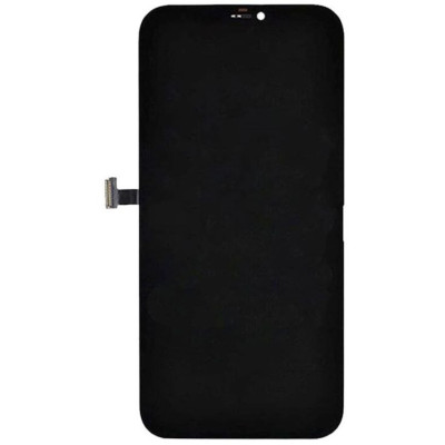 Дисплей з сенсорним екраном (модуль) iPhone 12 Pro Max, чорний, OLED, OEM Hard GX