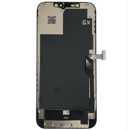 Дисплей с сенсорным экраном (модуль) iPhone 12 Pro Max, черный, OLED, OEM Hard GX (Класс B)