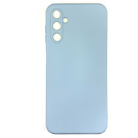 Чехол-силикон оригинал Full Soft Matte Samsung A24 4G, A245 Blue (Класс А)
