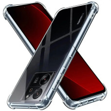 Чехол-силикон Getman Ease logo усиленные углы Xiaomi 13T Pro, Прозрачный (Класс А)