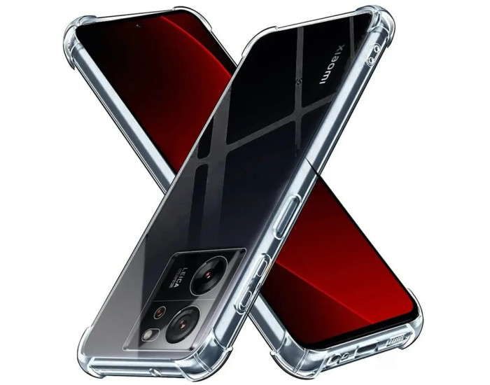 Чехол-силикон Getman Ease logo усиленные углы Xiaomi 13T Pro, Прозрачный