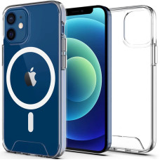 Чехол-силикон Space Case with MagSafe Apple iPhone 11 Прозрачный
