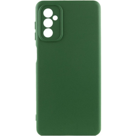 Чехол-силикон Cover Lakshmi Full Camera Samsung A24 4G Темно зеленый / Dark Green (Класс А)