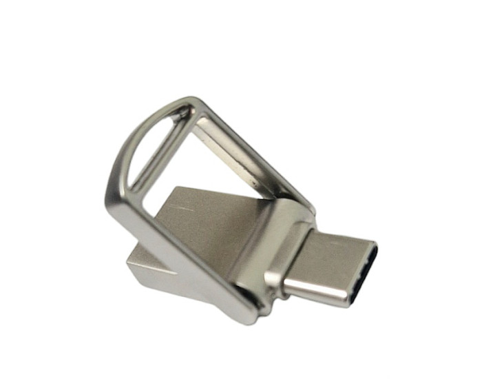 Флешка USB 3,0 Aspor Type-C 128GB AR104 Silver