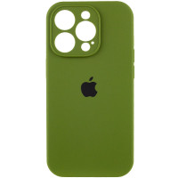 Чехол-силикон оригинал Full Camera Soft Matte iPhone 16 Pro Темно-оливковый