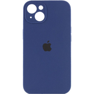 Чехол-силикон оригинал Full Camera Soft Matte iPhone 12 Midnight Blue (Класс B)