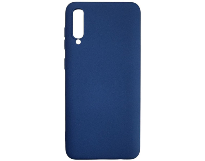 Чехол-силикон Aspor Full Samsung A50/A505/A50S/A507/A30S/A307 с микрофиброй синий