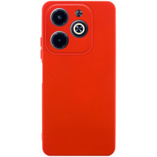 Чехол-силикон GETMAN Liquid Silk Full Camera для Infinix Hot 40i, Red