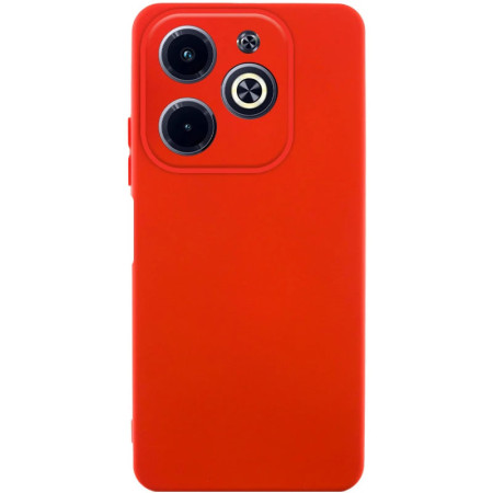 Чехол-силикон GETMAN Liquid Silk Full Camera для Infinix Hot 40i, Red