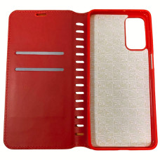 Чохол-книга Leather Folio Samsung M52 червоний