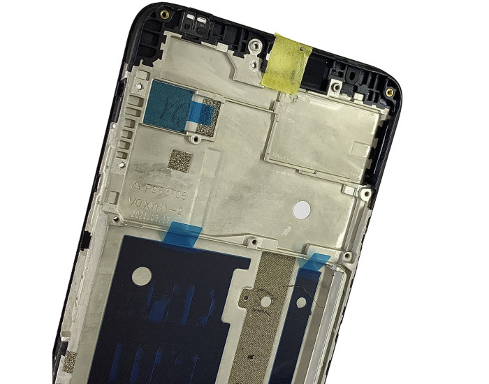 Рамка крепления дисплея ZTE V30 Vita, черная