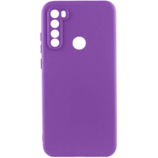 Чехол-силикон Getman Liquid Silk Full Camera Xiaomi Redmi Note 8T (Фиолетовый/Ultra Violet) (Класс B)