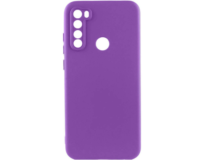 Чохол-силікон Getman Liquid Silk Full Camera Xiaomi Redmi Note 8T (Фиолетовый/Ultra Violet)