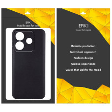 Чехол-силикон Epic Black Full Camera для Xiaomi Redmi Note 14 4G (UA/Europe) Black