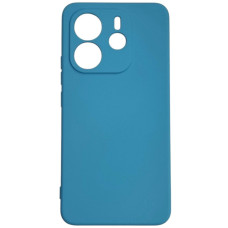 Чехол-силикон Getman Liquid Silk Full Camera Xiaomi Redmi Note 14 4G (UA/Europe) голубой