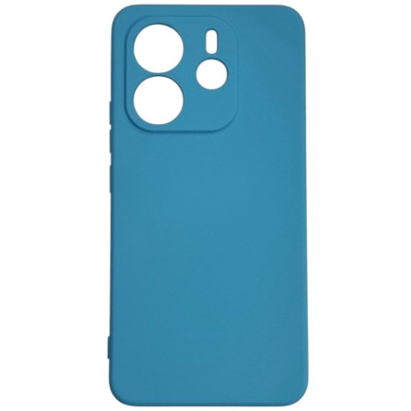 Чехол-силикон Getman Liquid Silk Full Camera Xiaomi Redmi Note 14 4G (UA/Europe) голубой