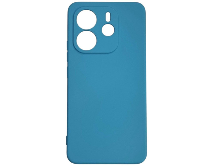 Чохол-силікон Getman Liquid Silk Full Camera Xiaomi Redmi Note 14 4G (UA/Europe) Блакитний