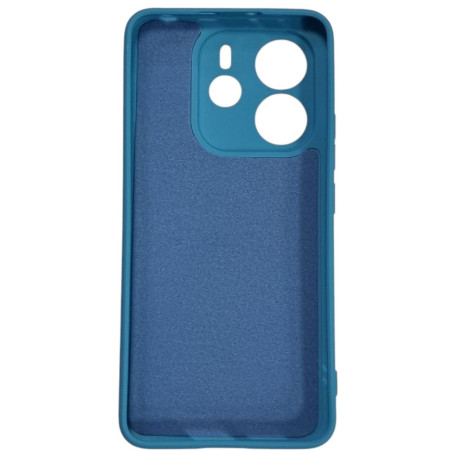Чехол-силикон Getman Liquid Silk Full Camera Xiaomi Redmi Note 14 4G (UA/Europe) голубой