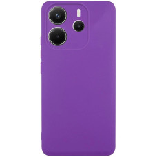 Чехол-силикон Getman Liquid Silk Full Camera Xiaomi Redmi Note 14 4G (UA/Europe) сиреневый