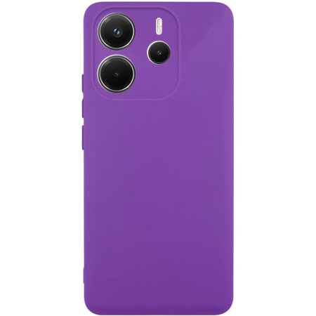 Чехол-силикон Getman Liquid Silk Full Camera Xiaomi Redmi Note 14 4G (UA/Europe) сиреневый