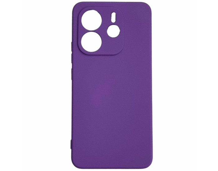 Чехол-силикон Getman Liquid Silk Full Camera Xiaomi Redmi Note 14 4G (UA/Europe) виноградный