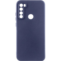 Чехол-силикон Getman Liquid Silk Full Camera Xiaomi Redmi Note 8T (Темно-синий)