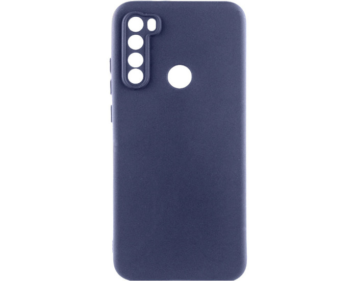 Чохол-силікон Getman Liquid Silk Full Camera Xiaomi Redmi Note 8T (темно-синій)
