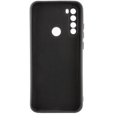 Чехол-силикон Getman Liquid Silk Full Camera Xiaomi Redmi Note 8T (Черный)