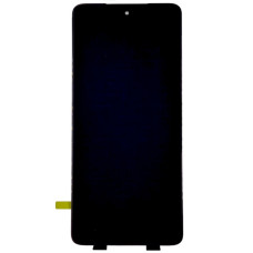 Дисплей з сенсорним екраном (модуль) Motorola XT2255-1 Moto G72, чорний, оригінал, P-OLED