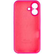 Чехол-силикон оригинал Full Camera Soft Matte iPhone 16 Pro, Hot pink