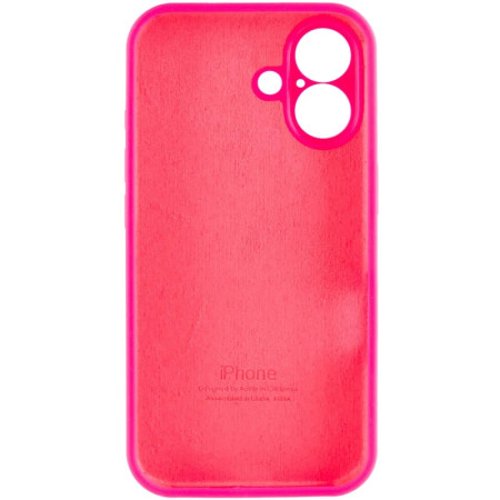 Чехол-силикон оригинал Full Camera Soft Matte iPhone 16 Pro Hot Pink (Класс А)