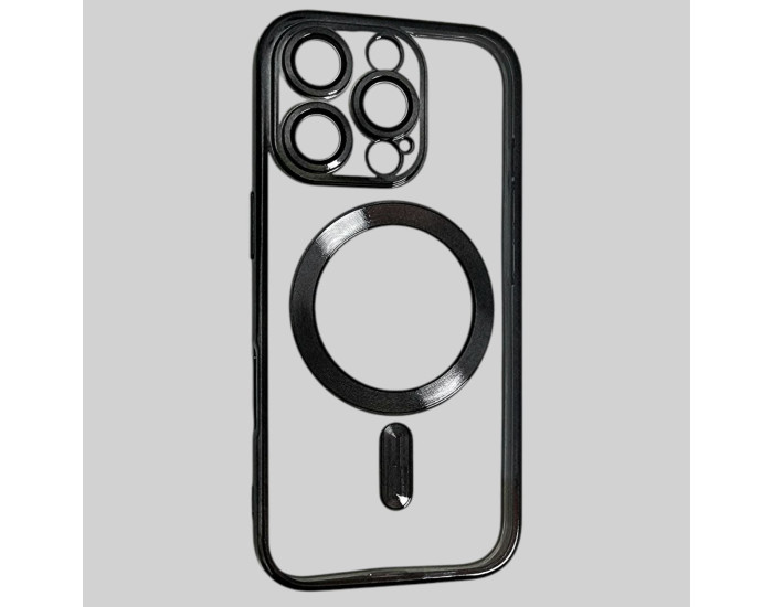 Чехол-силикон Shining Camera MagSafe iPhone 13 Pro Max Black