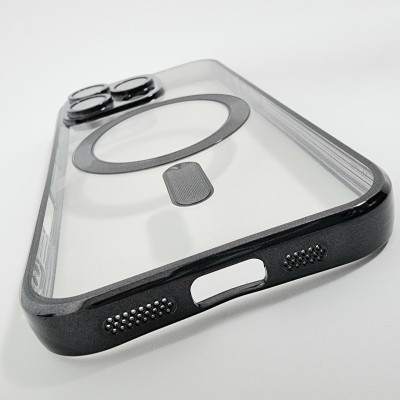 Чехол-силикон Shining Camera MagSafe iPhone 13 Pro Max Black