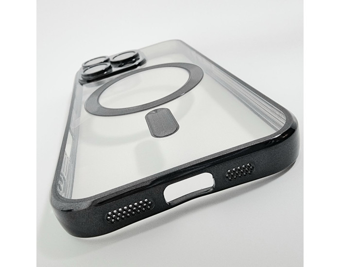  Чехол-силикон Shining Camera MagSafe iPhone 13 Pro Max Black