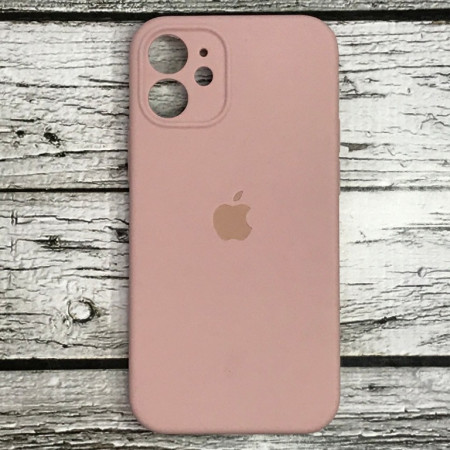 Чехол-силикон оригинал Soft Matte Full Camera iPhone 12 Mini Розовый песок