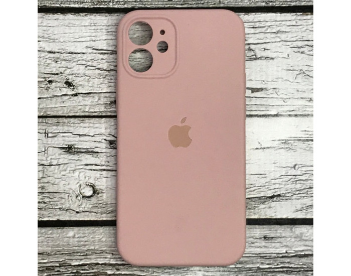 Чехол-силикон оригинал Soft Matte Full Camera iPhone 12 Mini, Pink sand