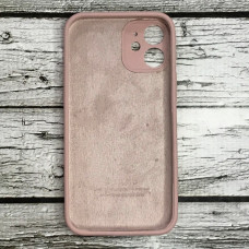 Чехол-силикон оригинал Soft Matte Full Camera iPhone 12 Mini, Pink sand