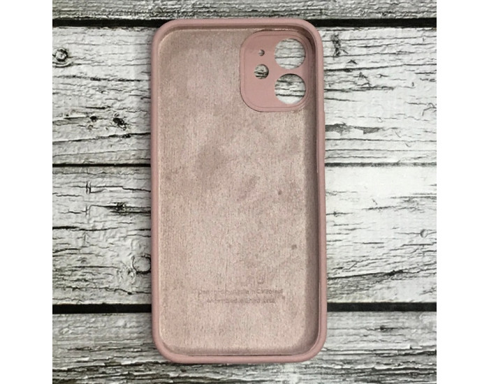 Чехол-силикон оригинал Soft Matte Full Camera iPhone 12 Mini, Pink sand