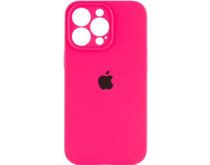 Чехол-силикон оригинал Full Camera Soft Matte iPhone 14 Plus, Hot pink