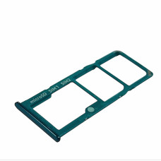 Держатель SIM-карты для Samsung A207 A20s, A307 A30s, зеленый (Класс B)