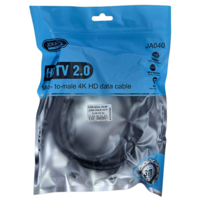 Кабель HDMI Jokade JA040 XUNJIE HDTV 2.0 4K HD 3m