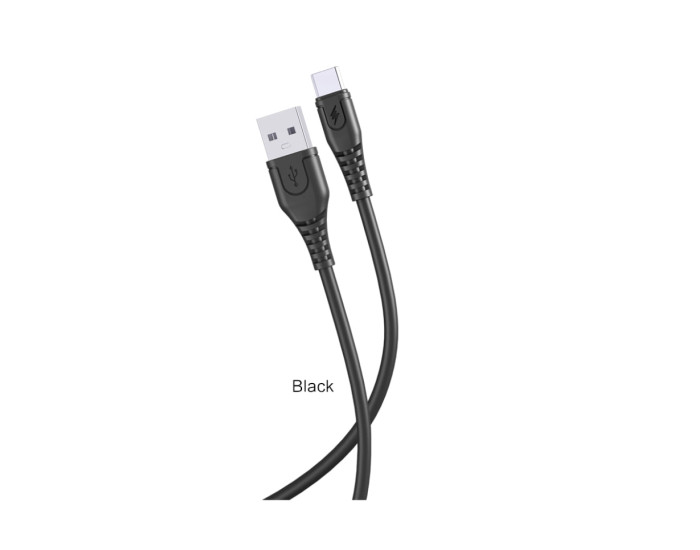 Кабель USB Jokade JA010 USB to Type-C (3A/1м) чорний