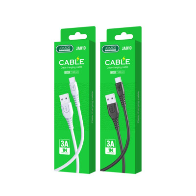 Кабель USB Jokade JA010 Type-C 3A 1м черный