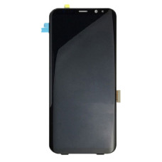 Дисплей з сенсорним екраном (модуль) Samsung G955 Galaxy S8 Plus, чорний, з рамкою OLED